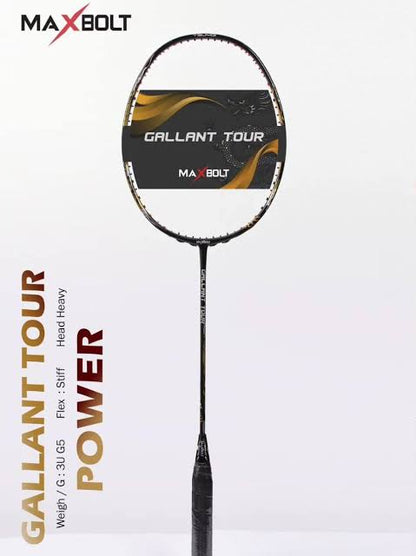 Maxbolt Gallant Tour Dragon Edition Badminton Racket (Dragon) – Head-Heavy Powe
