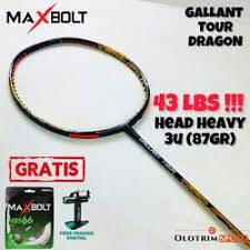 Maxbolt Gallant Tour Dragon Edition Badminton Racket (Dragon) – Head-Heavy Powe