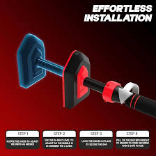 Konex Pull Up Bar| Adjustable|60-100 Cm| Anti Slip Grip | Upto 200 kg | Solid