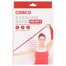 Cosco PVC Heavy Exercise Band (Red)