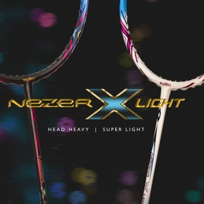 MAXBOLT NEZER X LIGHT BADMINTON RACKET 65 GRAMS.
