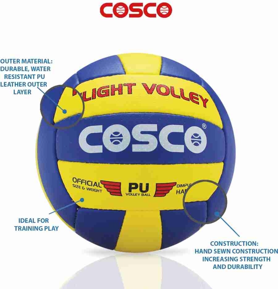 Cosco Flight PU Volley Ball, Size 4