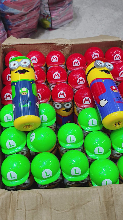 Cute Minions Cartoon Character Sketch Pens Box With 12 Colored Pens for KidsCute Minions Cartoon Character