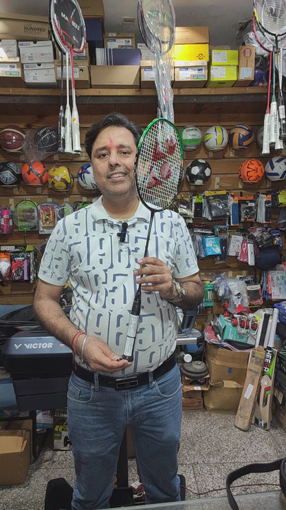 Yonex Astrox 99 Game 3rd Gen Unstrung Badminton Racquet – Black/Green 4U5 | Head-Heavy Power Racket | Graphite Frame for