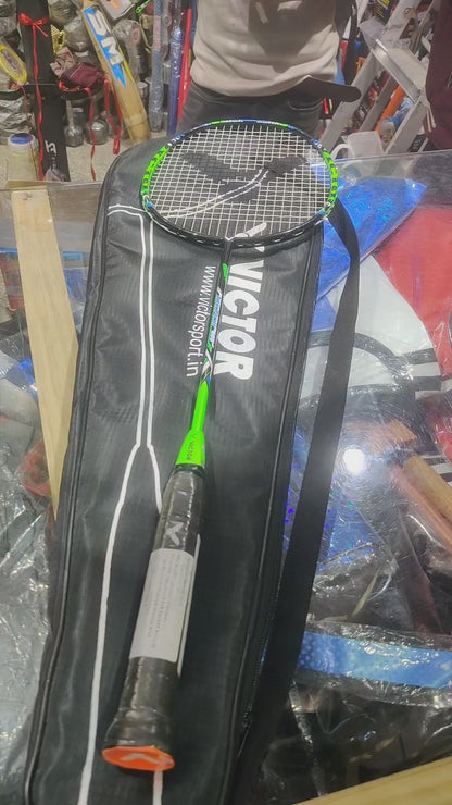 VICTOR Arrow Power (AP-880) G5 Strung Badminton Racket (P-Apple Green)