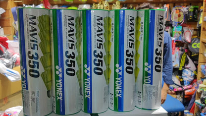 Yonex Mavis 350 Nylon Shuttlecock - Yellow (Pack of 6)