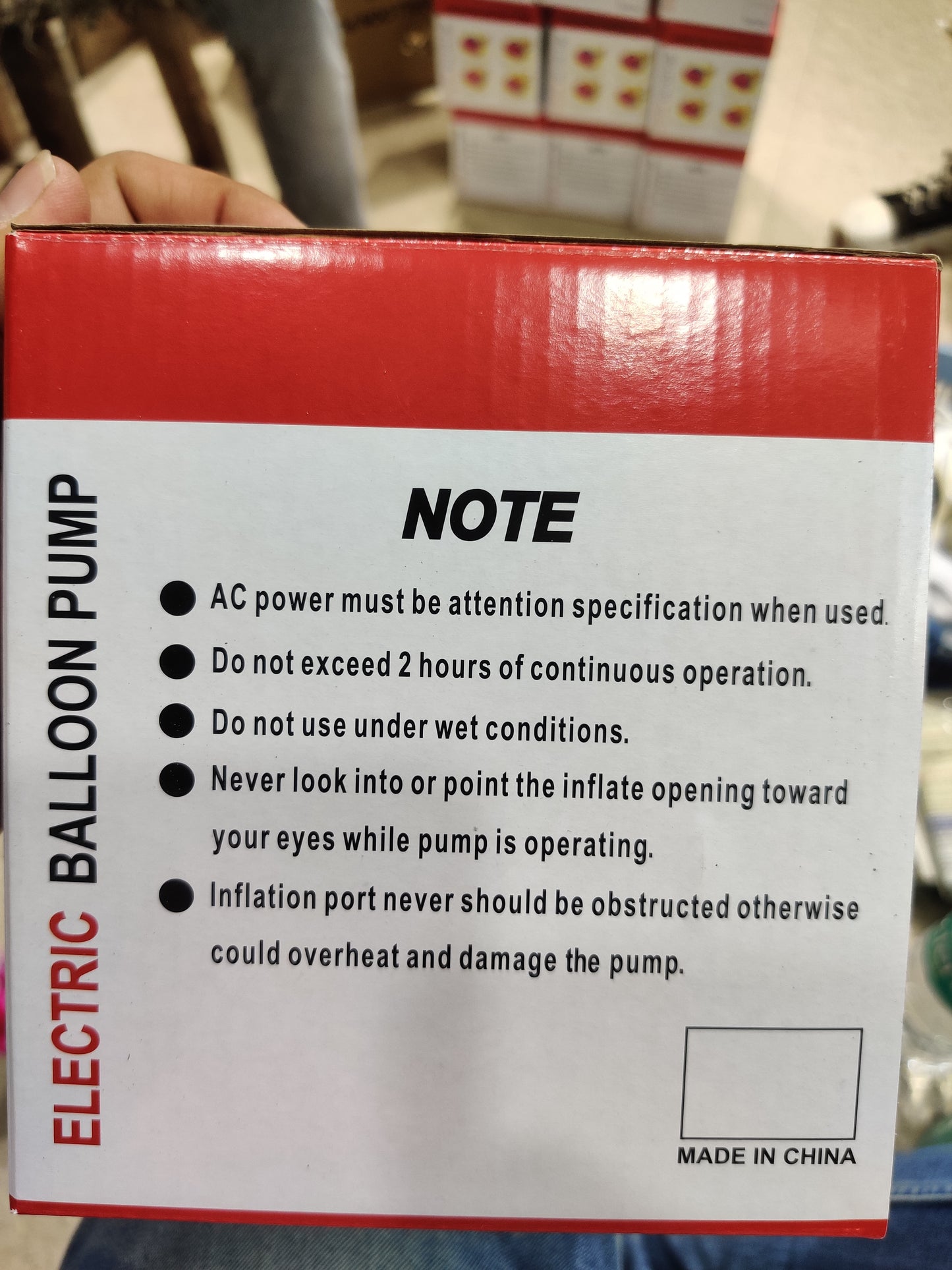 High Power Electric Balloon Machine Inflator Air Pump