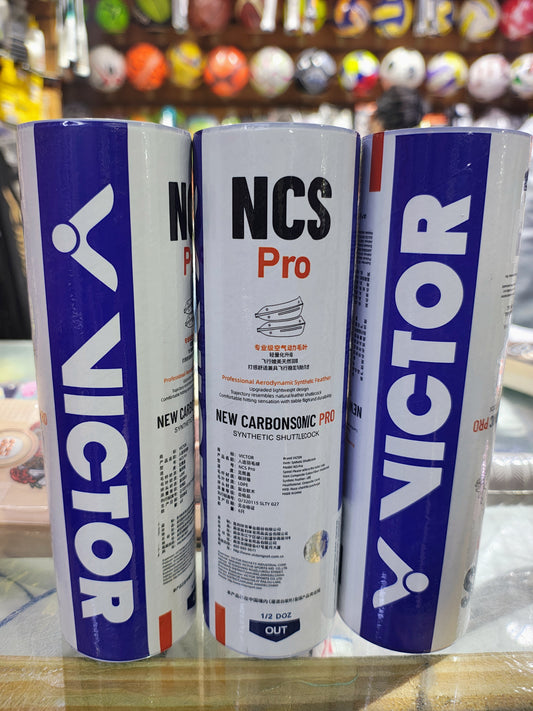 Victor ncs pro shuttlecock as feather shuttlecock (new carbonsonic pro) 6pcs box
