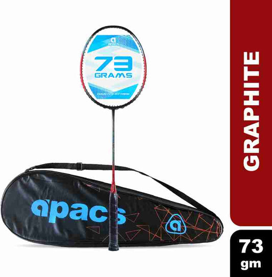 apacs Counter Attack (73G, 35LBS) Red, Black Unstrung Badminton Racquet