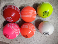 Flash i-10 Soft Cricket Rubber Ball  (Pack of 6, Multi Colour)