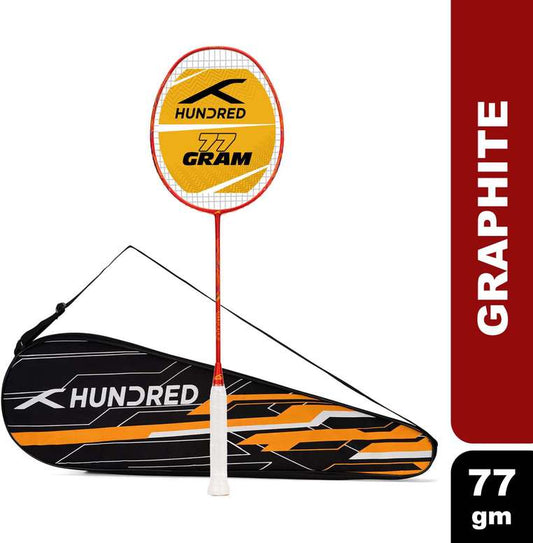 Hundred atomic air 77 ful graphite badminton racket 32LBS max