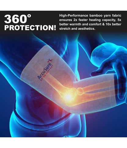 Accusure ELBOW SUPPORT 100% COTTON