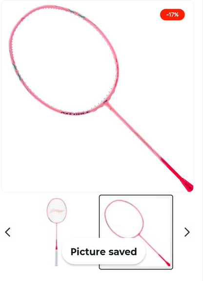 Li-ling axforce cannon badminton racket
