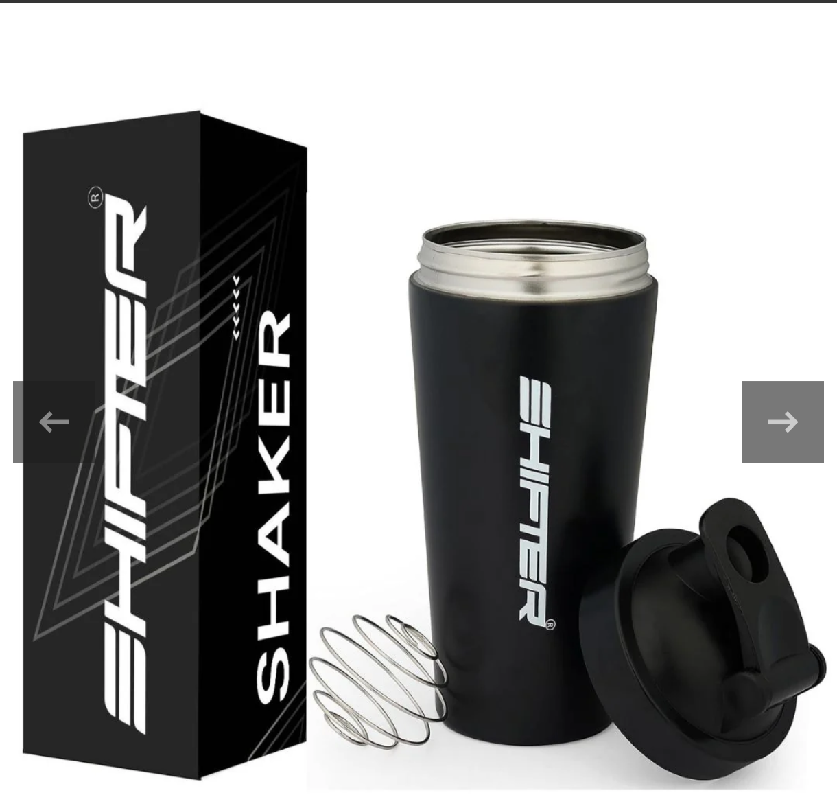 Stainless Steel Gym Shaker Bottle – Durable & Leak‑Proof
