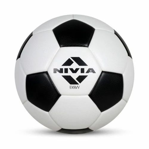 Nivia black and white football