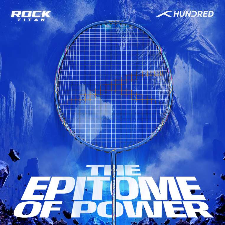 Hundred rock Titan 5u badminton racket