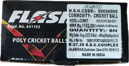 Flash i20 ball synthetic cricket  ball single pcs