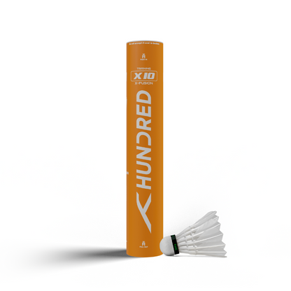 Hundred X-Fusion X10 Shuttlecock
₹990.00
₹1,590.00
(38% OFF)
speed
Speed 76