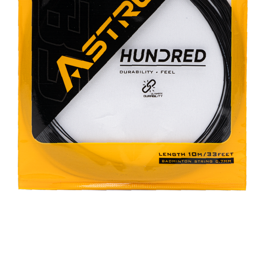 Hundred astro 7 badminton string.