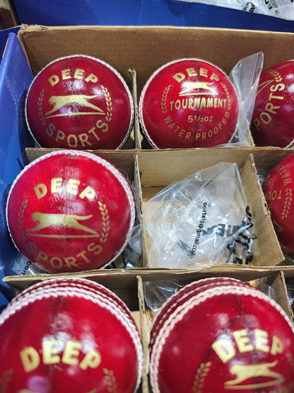 Deep tournament leather ball