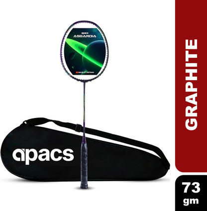 Apacs Super Speed (Unstrung) | World’s First 5.5mm Slim Shaft | Aero Box Frame | Durapro Carbon + Power Booster Shaft | 32 lbs Max Tension | Slightly Head Heavy | 6U | Made in Vietnam (Black)