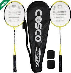 Cosco Cz 50 Twin Green Strung Badminton Racquet