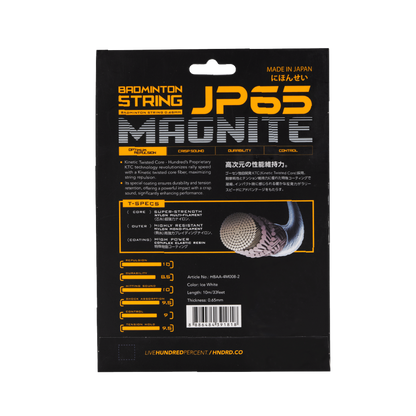 Hundred JP65 magnite badminton racket string